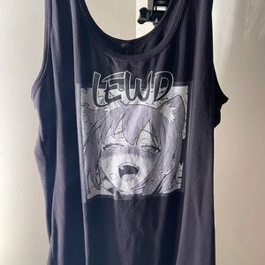 Custom Catgirl Hentai Tank Top